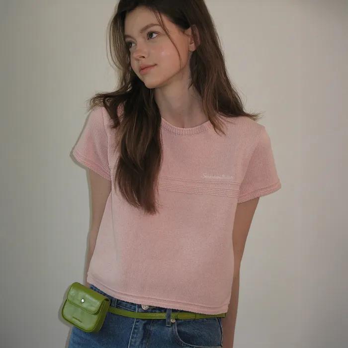 Coty Half Knit - Pink