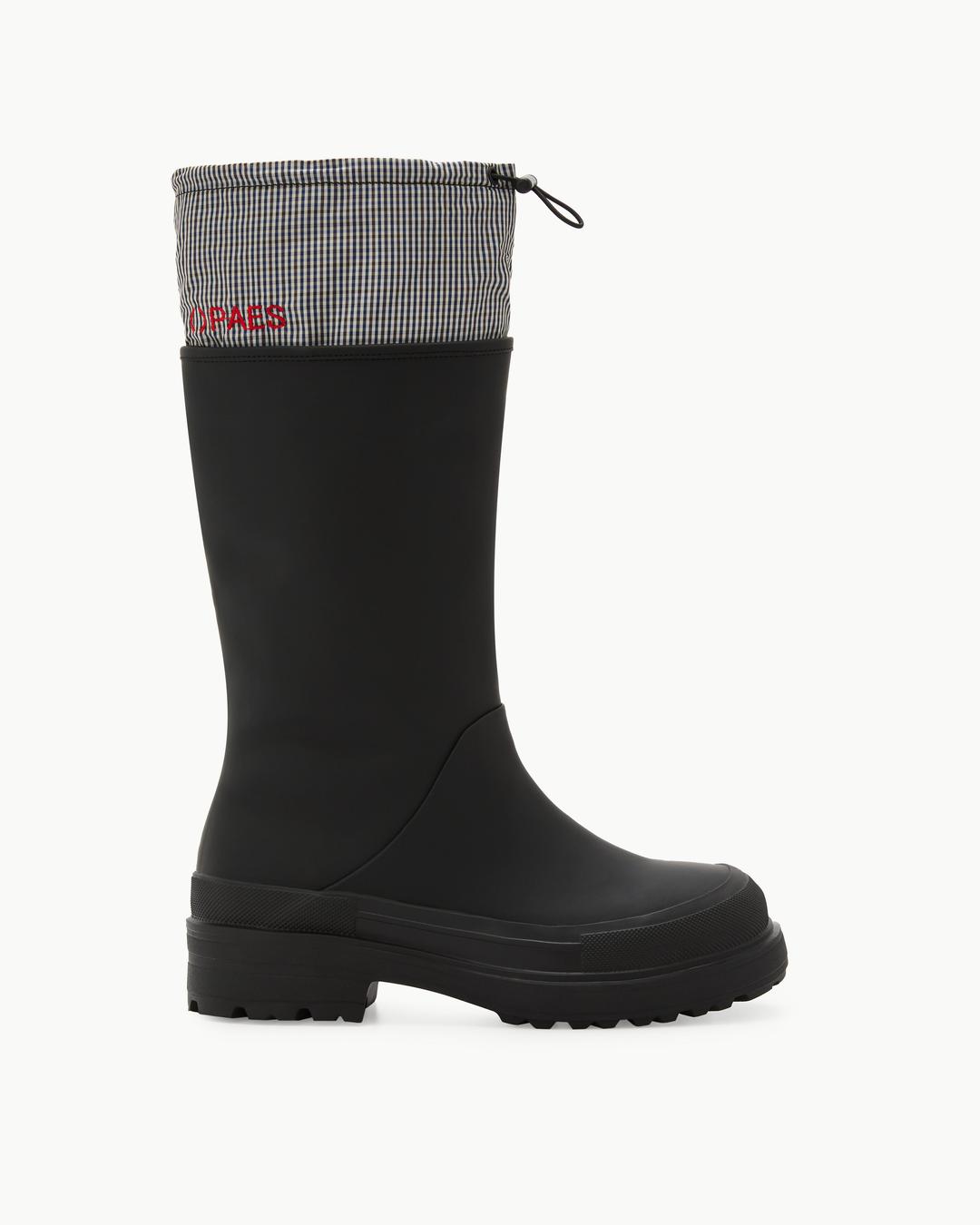 Two way Rainboots / Black Check