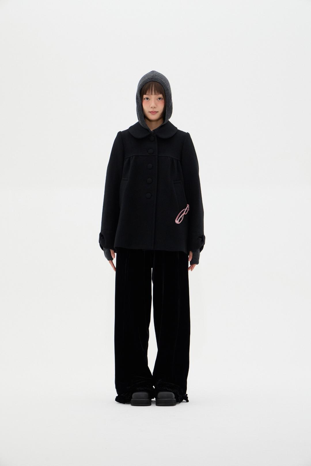 LITTLE GIRL COAT (BLACK)