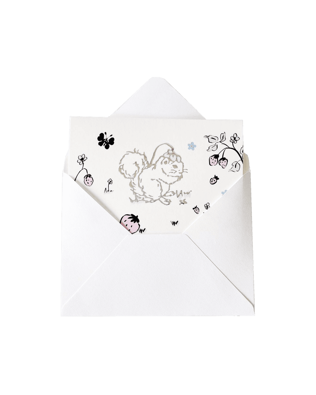 Greeting Card - Silver Squirrel