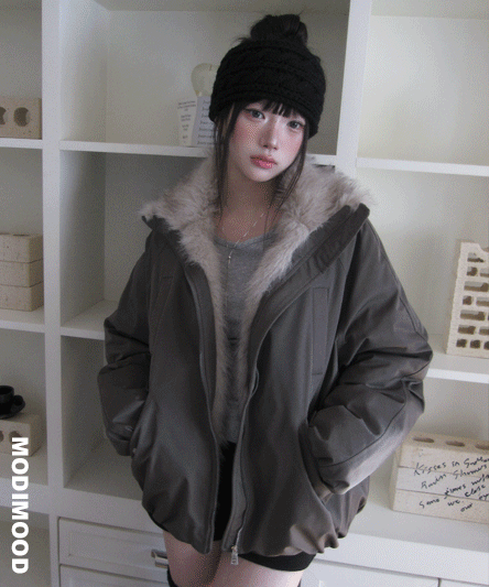 [패딩안감🔥/MD극찬] 키켓 퍼 패딩 점퍼 -3color