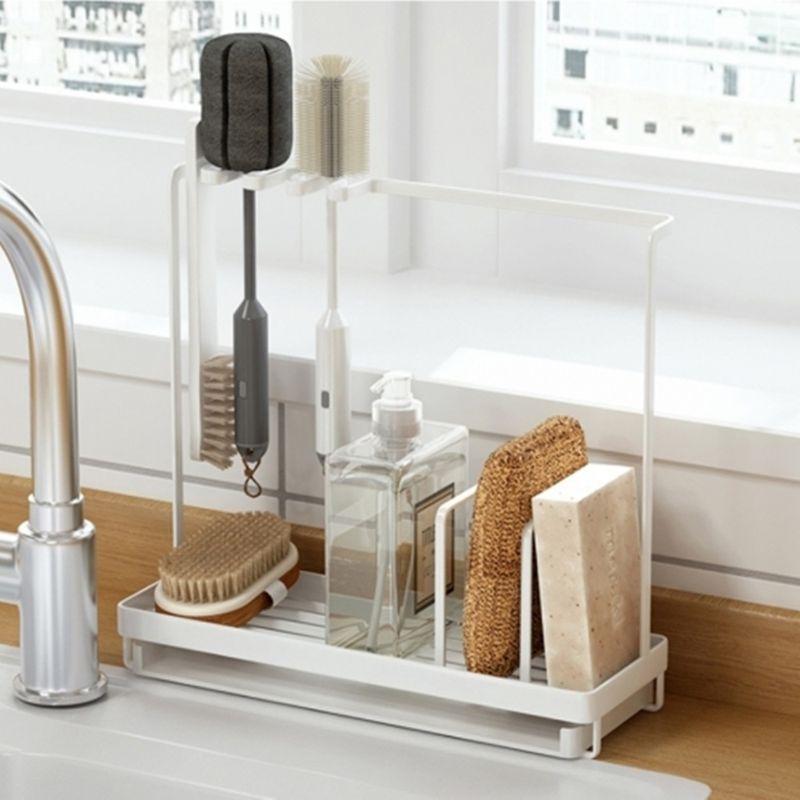 살림살림 올인원 주방용품 젖병솔 세제 수세미 거치대