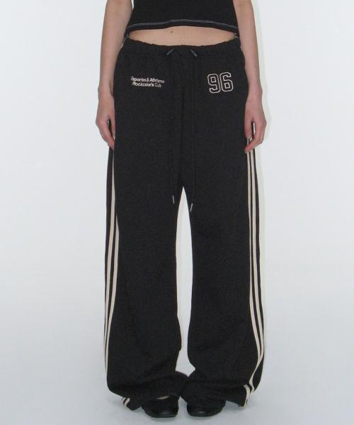 96 Track Line Jogger - Black