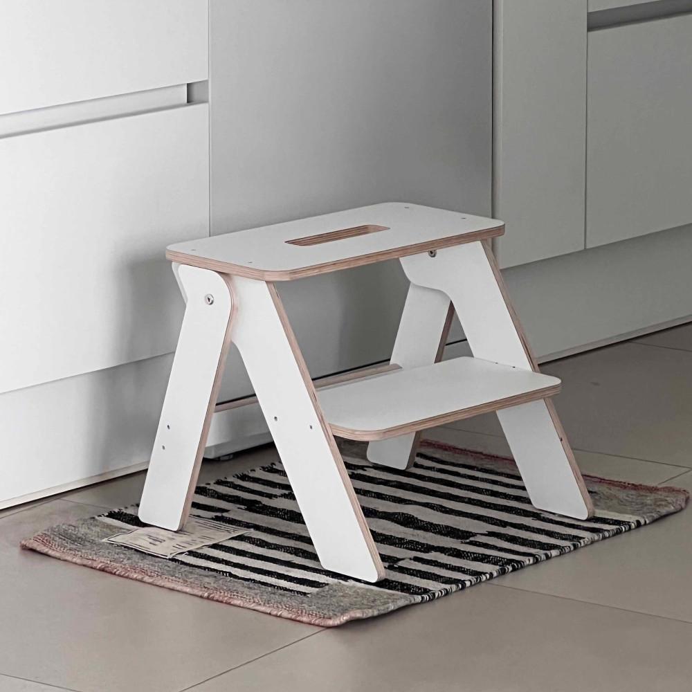 [PLAID] STEP STOOL 주문 제작 미드센츄리 다용도 스텝 스툴