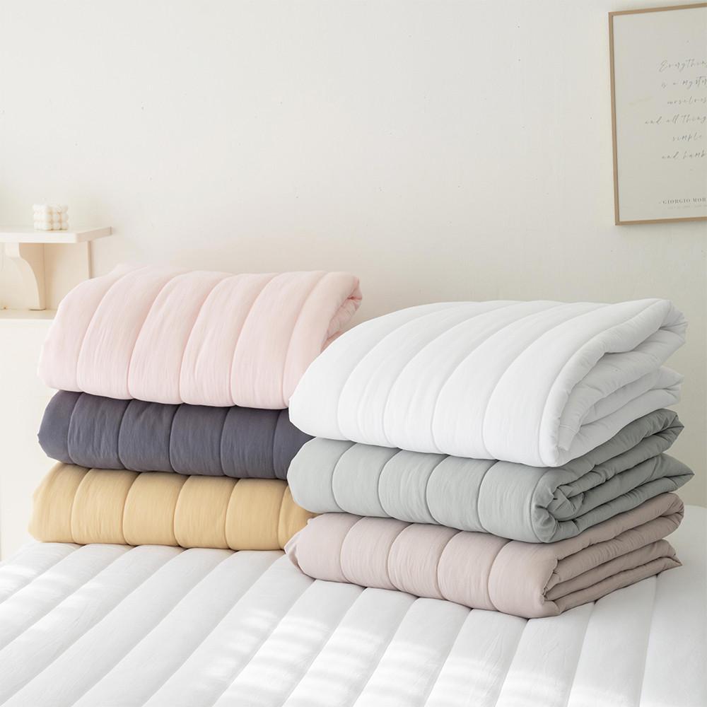 부드러운 티라미수 알러지케어 퓨어스킨 고정밴드 침대패드 전사이즈 맞춤제작 6컬러