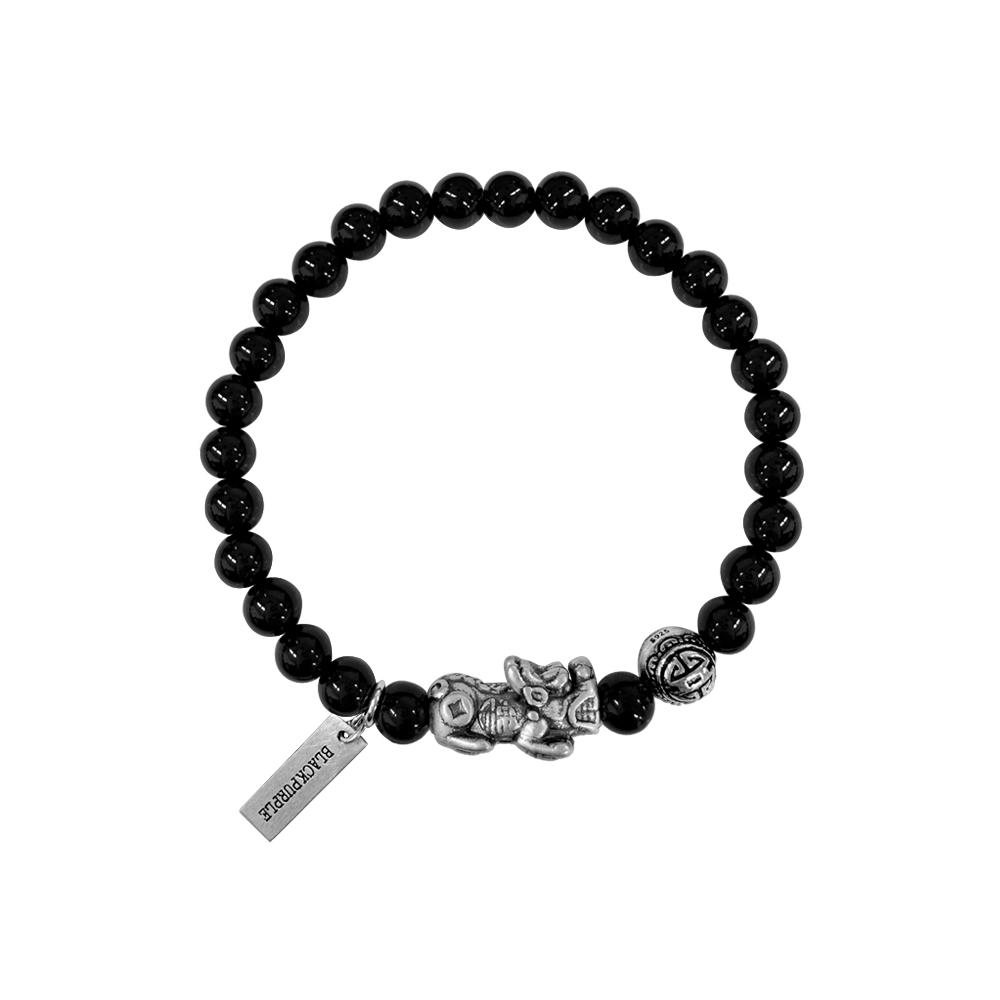 [silver925]Money Keeper Onyx Bracelet
