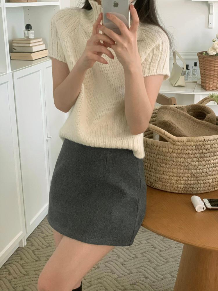 [연말룩/레이어드 추천] 캐롯 알파카 폴라 니트 (4color)