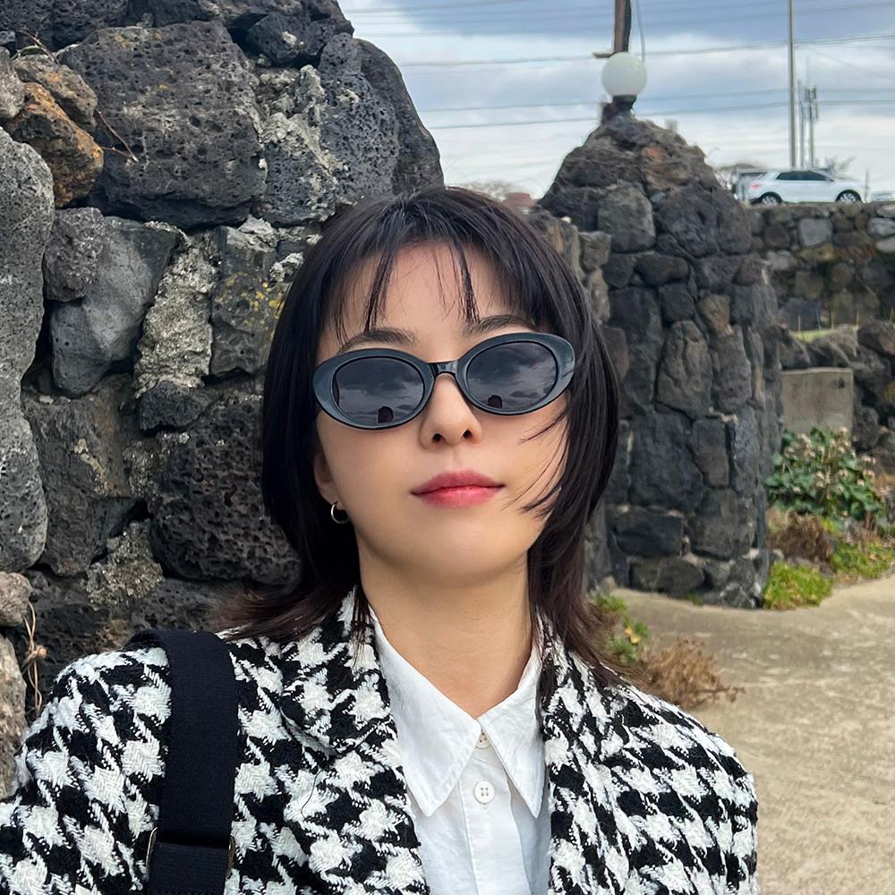 남자 여자 컬러 틴트선글라스 색안경 레트로 뿔테 인싸안경 인싸템