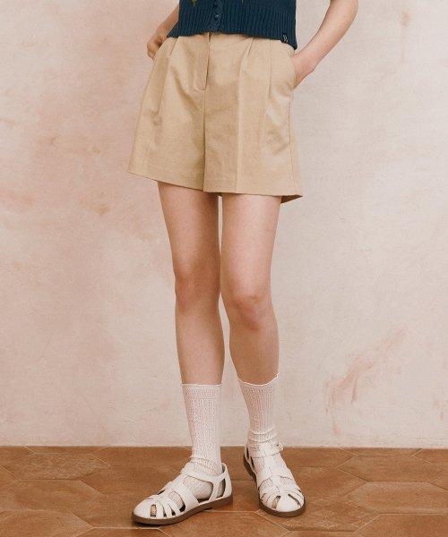 ROLLIN HALF PANTS BEIGE