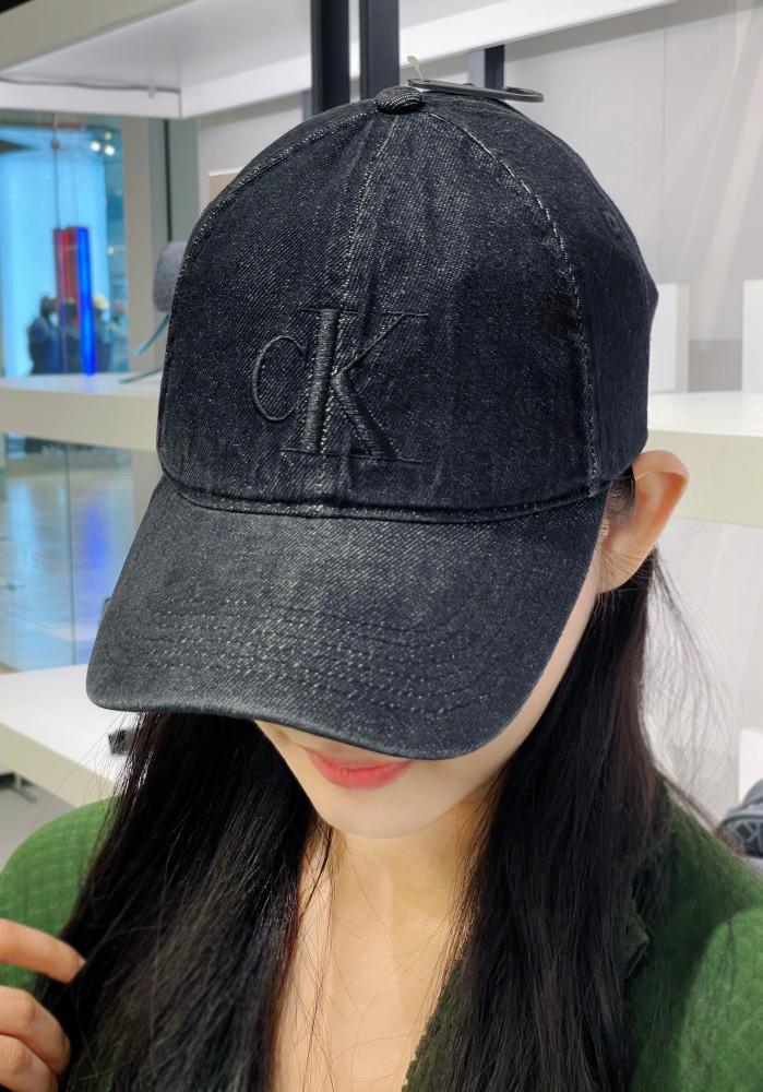 캘빈클라인 진 남녀공용 22FW cK 빅 자수 로고 볼캡 모자 5컬러