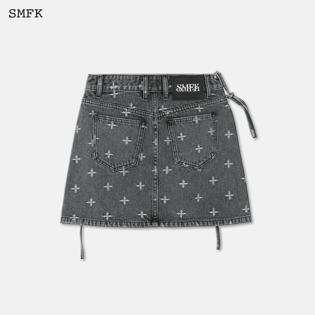 Garden Denim Skirt - S