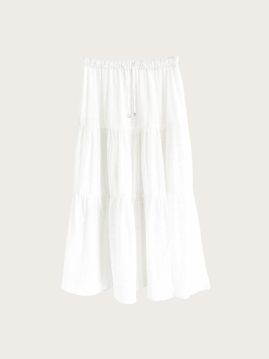 tiered skirt