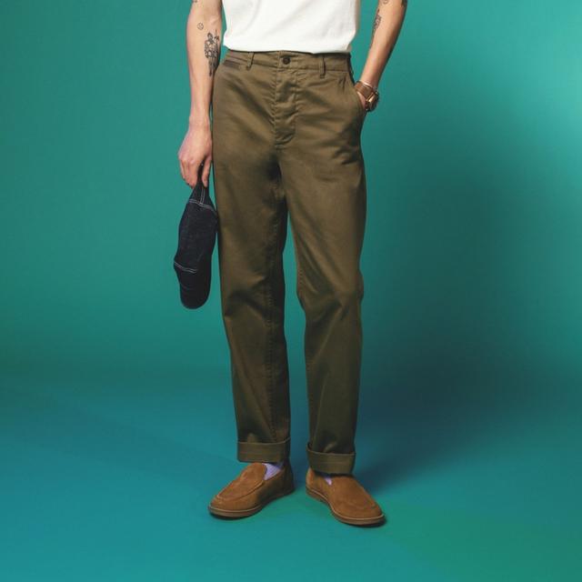 ★DANDEL★ DD structure balloon chino pants DARK MOCHA DANDEL] DD structure balloon chino pants (DARK MOCHA