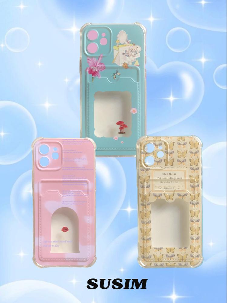 수심 Roman Card Case 카드 아이폰 케이스 수납 빈티지 여름 감성 폰 유니크