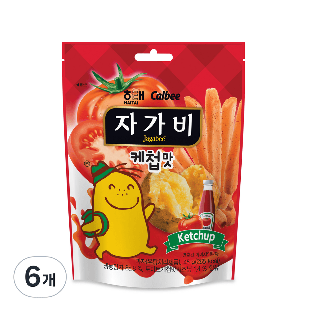 자가비 해태제과 케첩맛, 45g, 6개 - 기타과자 | 쿠팡