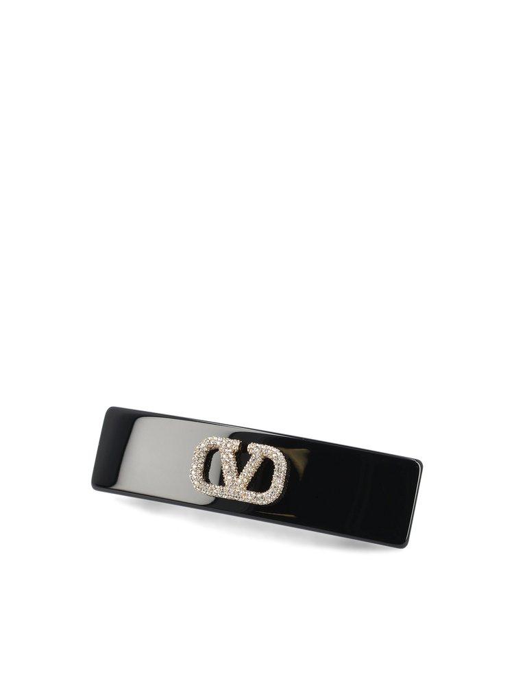 Valentino	VLogo Signature Embellished Hair Clip
