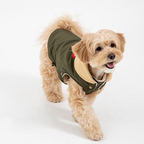 마이 하트 왁스 패딩[Khaki]