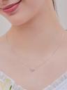 [단독][에스파 윈터, 아이브 안유진 착용] fluid ribbon cubic necklace