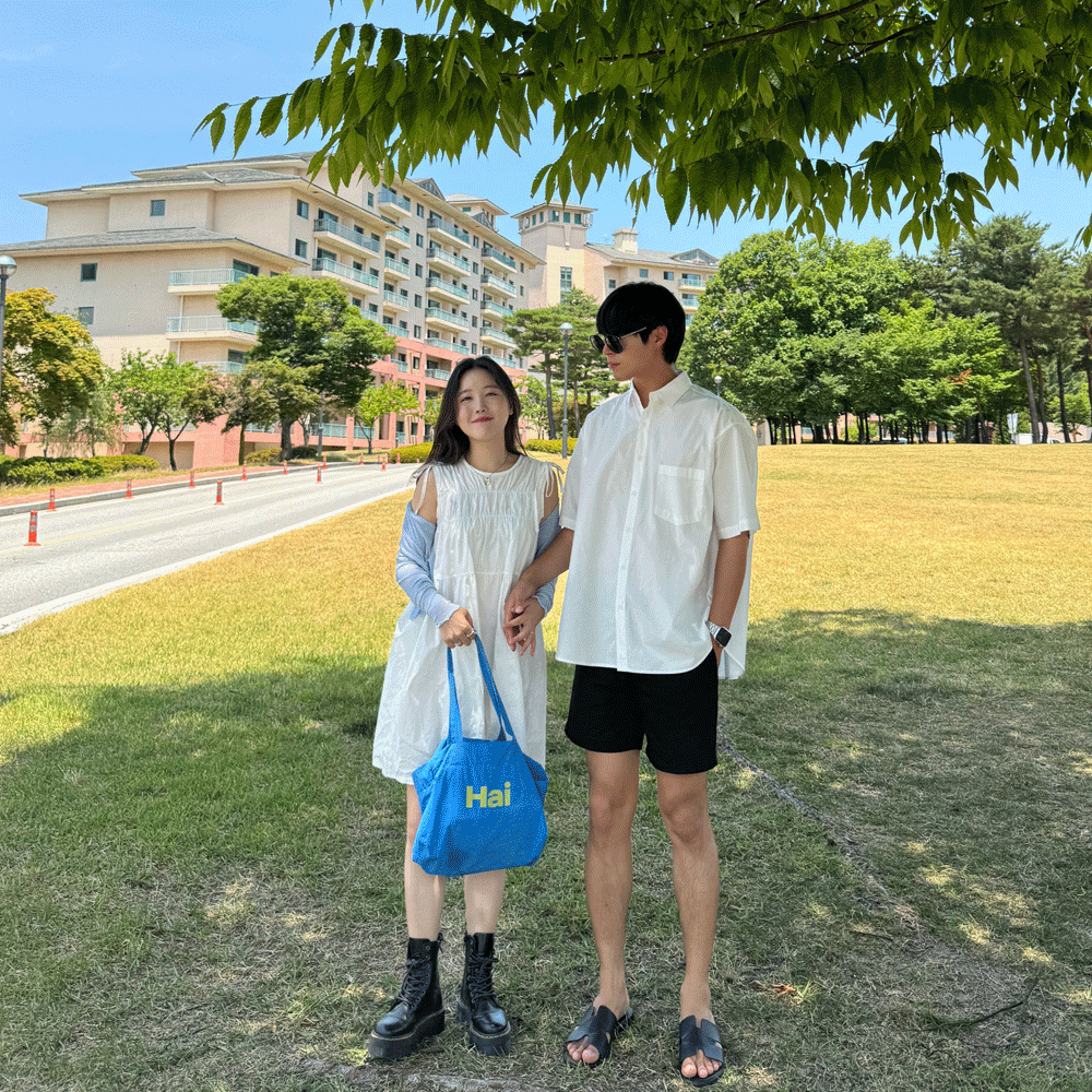 (커플가격) 썸머버킷 시밀러룩 (2color)