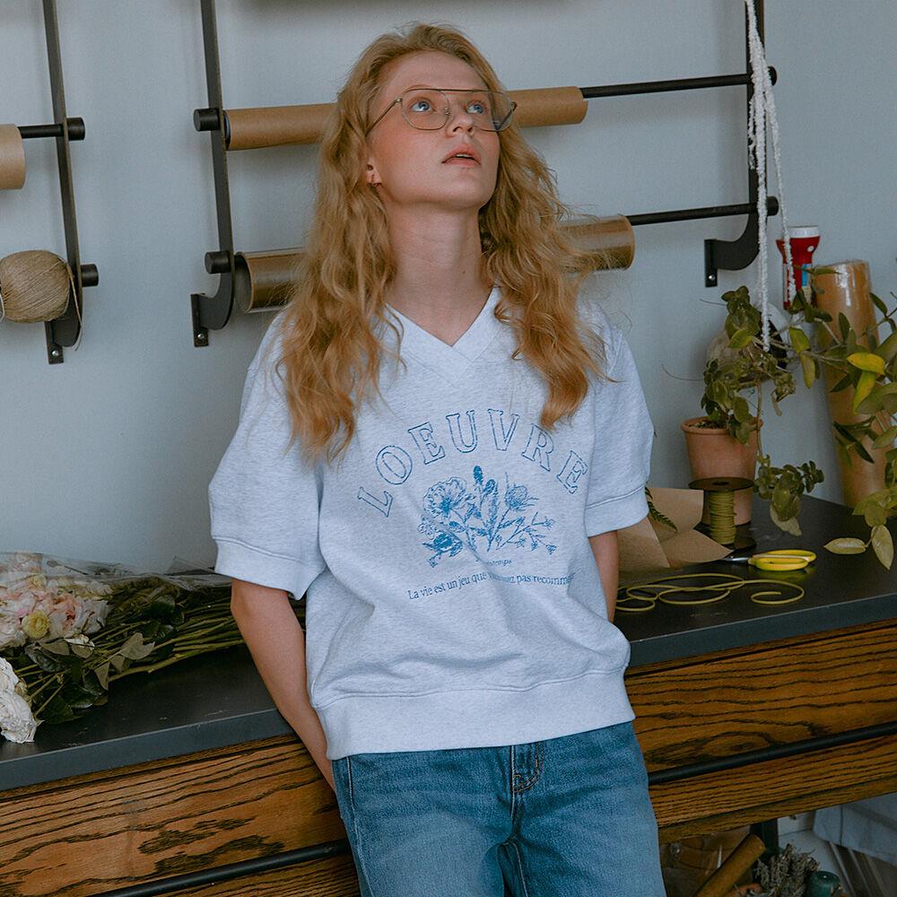 V-neck Sweatshirt SW3ME204-1F