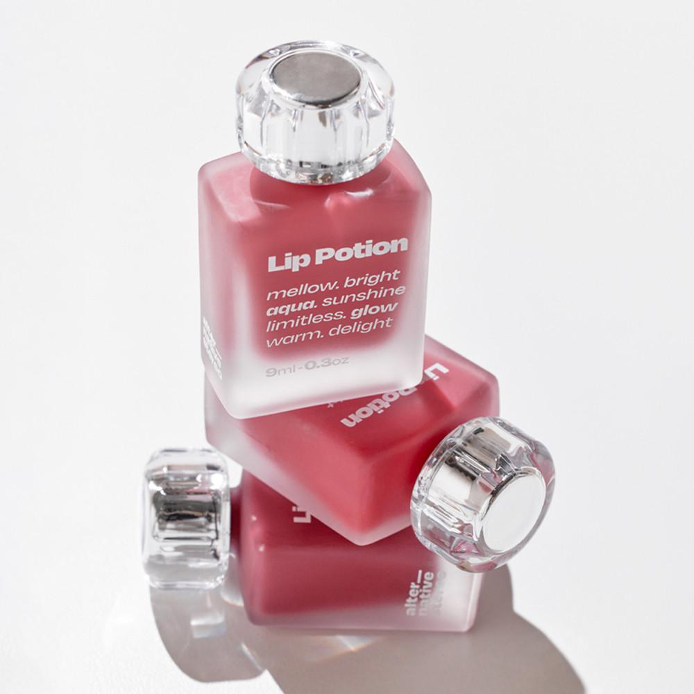 립 포션  아쿠아 글로우 2종 SET (바미로즈 7호 미니틴트 증정)