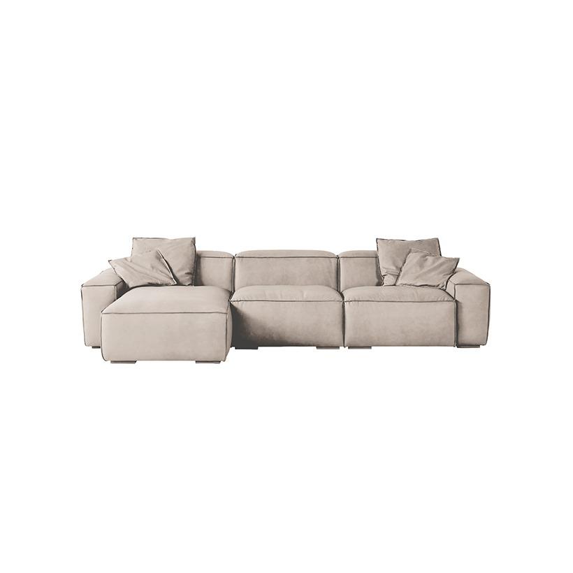 [예약판매] 카르모 비스포크 아틀리에 시그니처 4인소파 카우치형 우형 (컬러 택1)