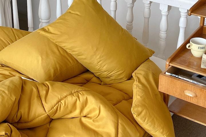 유럽인증 비비드 사계절 차렵이불 SS/Q(5colors)