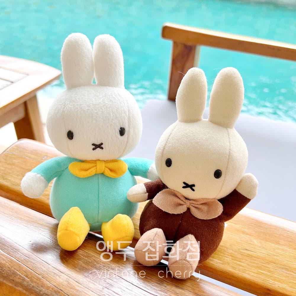 [앵두 잡화점] miffy sekiguchi 미피 민트 브라운 인형