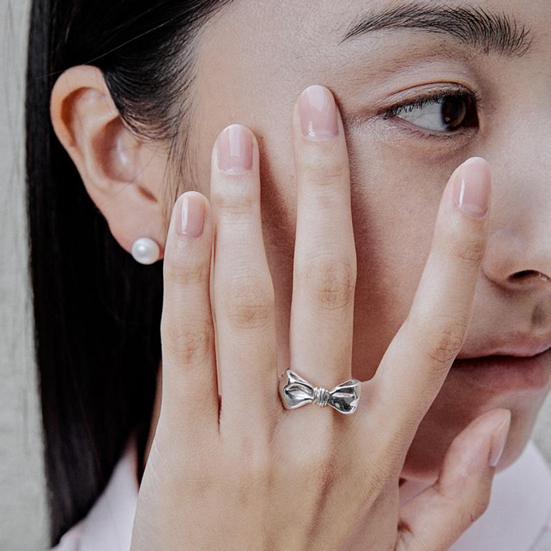 리본 반지 (실버925)