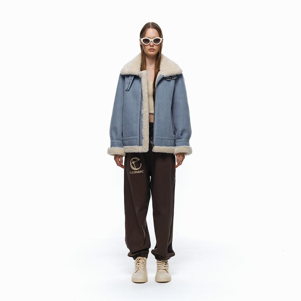 데님 퍼 무스탕_라이트블루