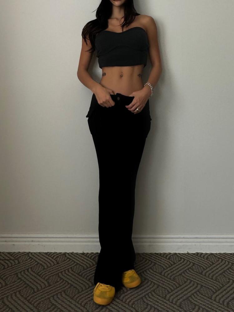 woman/섹시글램 린제이 부츠컷 포켓팬츠 2size