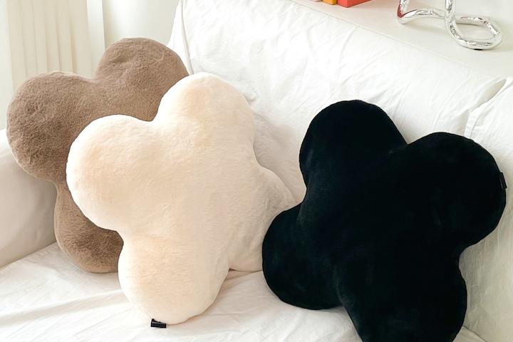 클로버 미드센츄리모던 쇼파 소파 쿠션 등쿠션 3colors