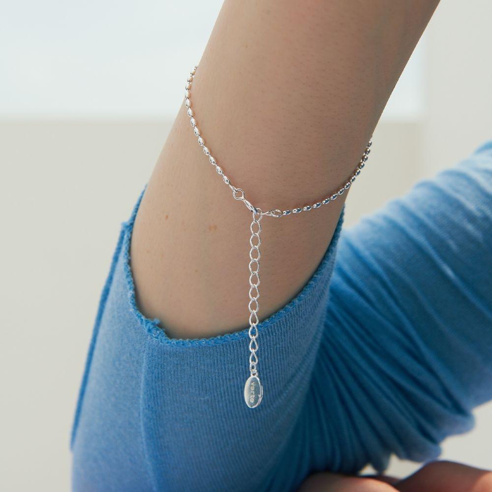 미니 리지 체인 팔찌_81014