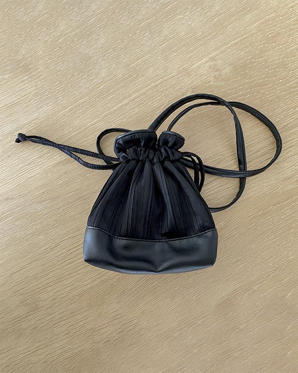 mini pleats bucket bag (open, 단독 주문 시 선발송)