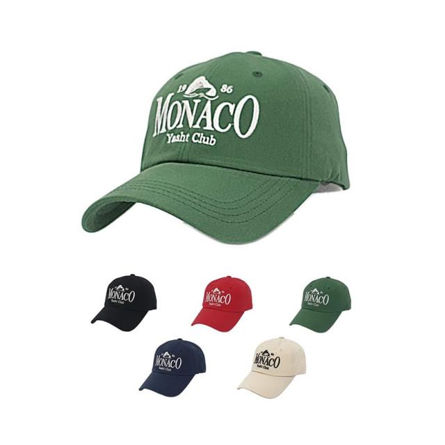 5color 1986 MONACO 레터링 로고 데일리 워싱볼캡 모나코 자수모자