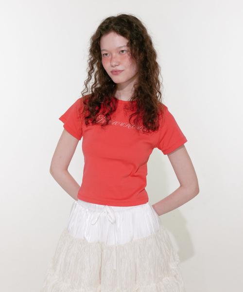 Logo Sparkle T-Shirt (Summer Red)
