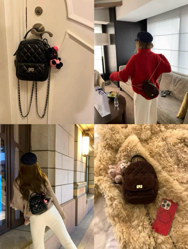 미니 체인 백팩 2color