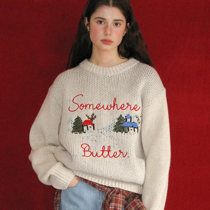 Some Village Wool Sweater - Oatmeal