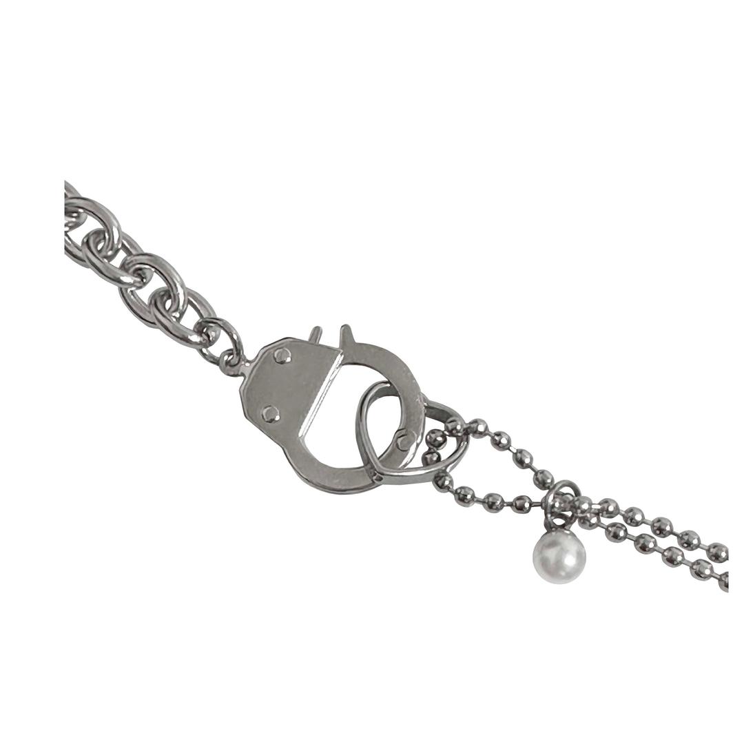pearl drop choker(handcuffs)