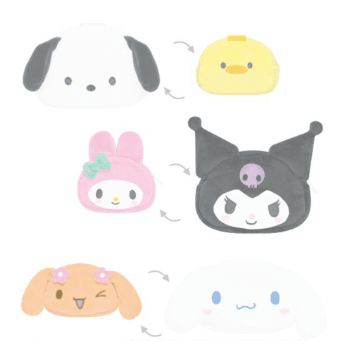 [산리오] 산리오 캐릭터즈 니코누이 양면 파우치