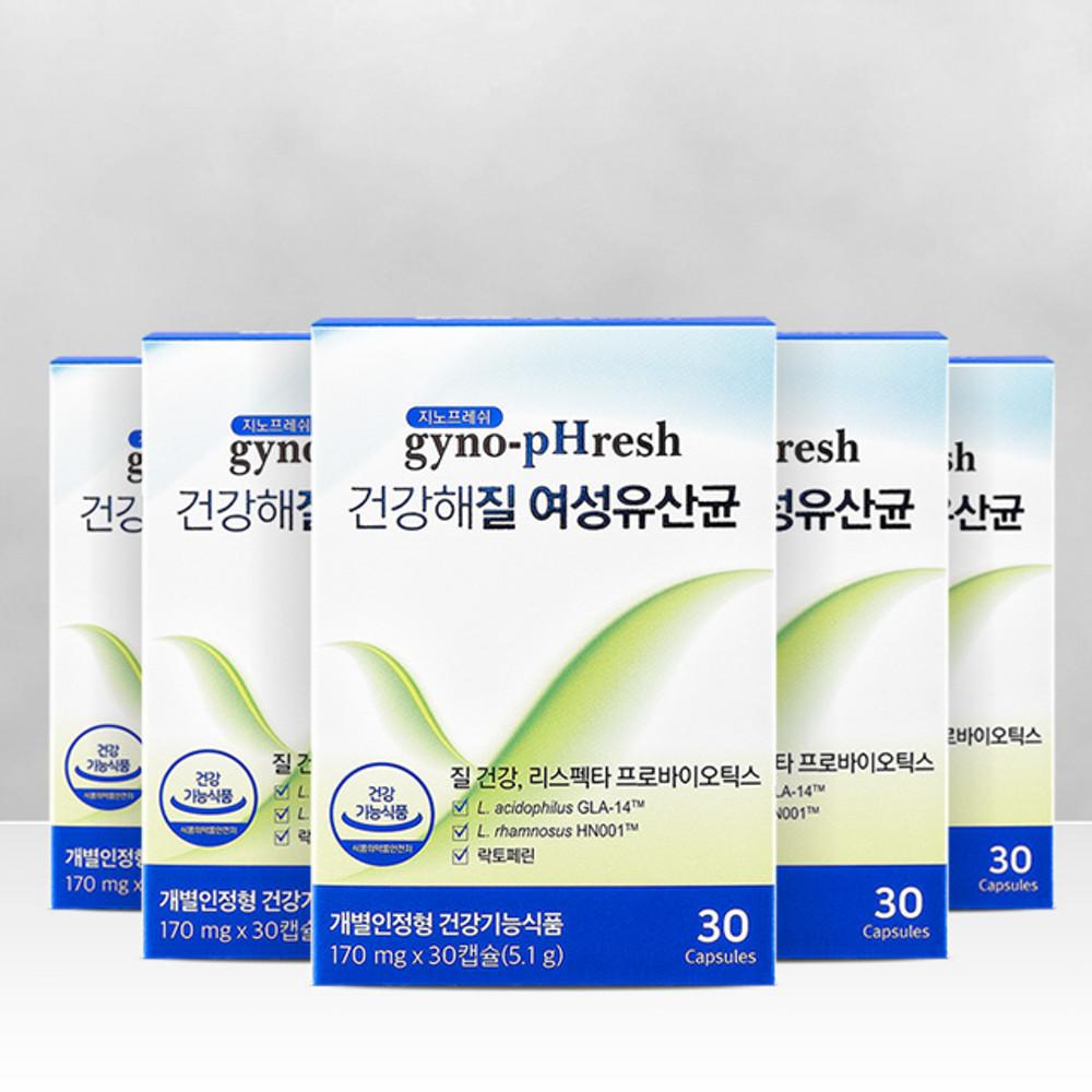 [본사]질유산균 리스펙타 지노프레쉬 건강해질 여성유산균 / 5개월분(150캡슐)