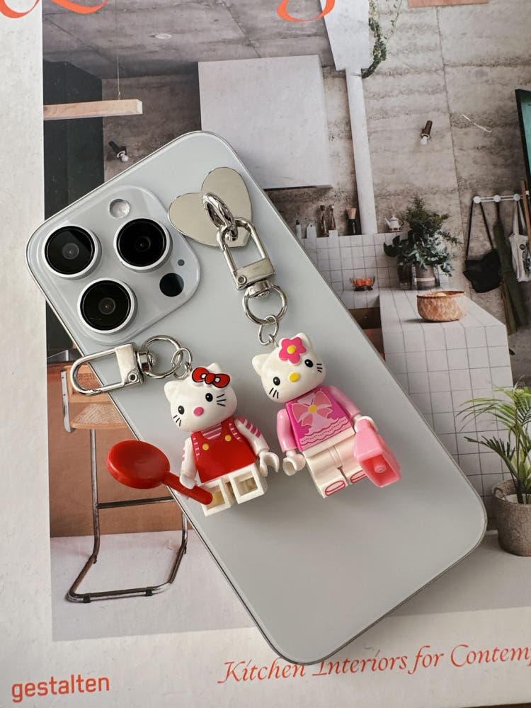 2color / 헬로키티 레고 키링