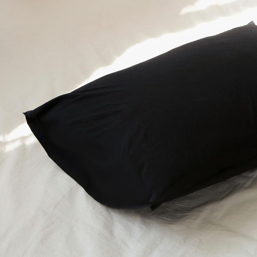 제제 순면 호텔 베개커버 (블랙)