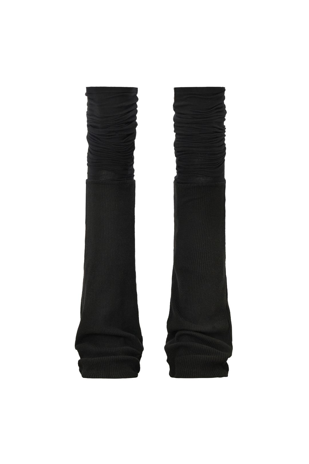2-PIECE LEG WARMER BLACK