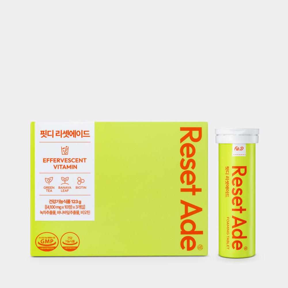 핏디 리셋에이드 카테킨 다이어트보조제 체지방컷팅제 탄수화물컷팅제 녹차다이어트