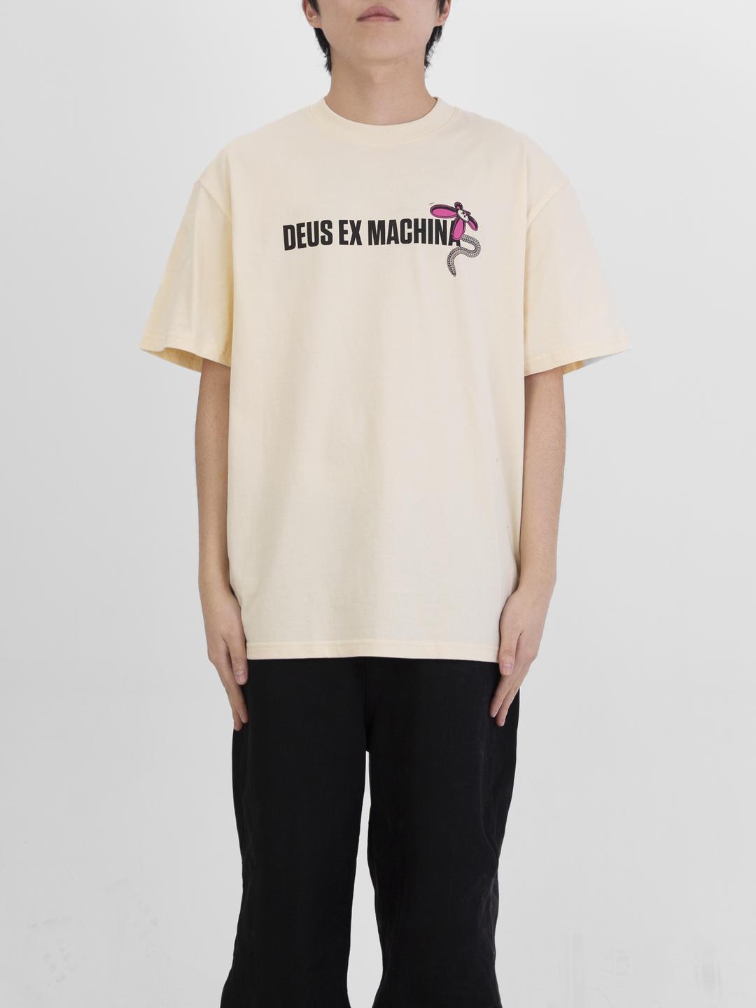데우스 SURF SHOP TEE-DIRTY WHITE