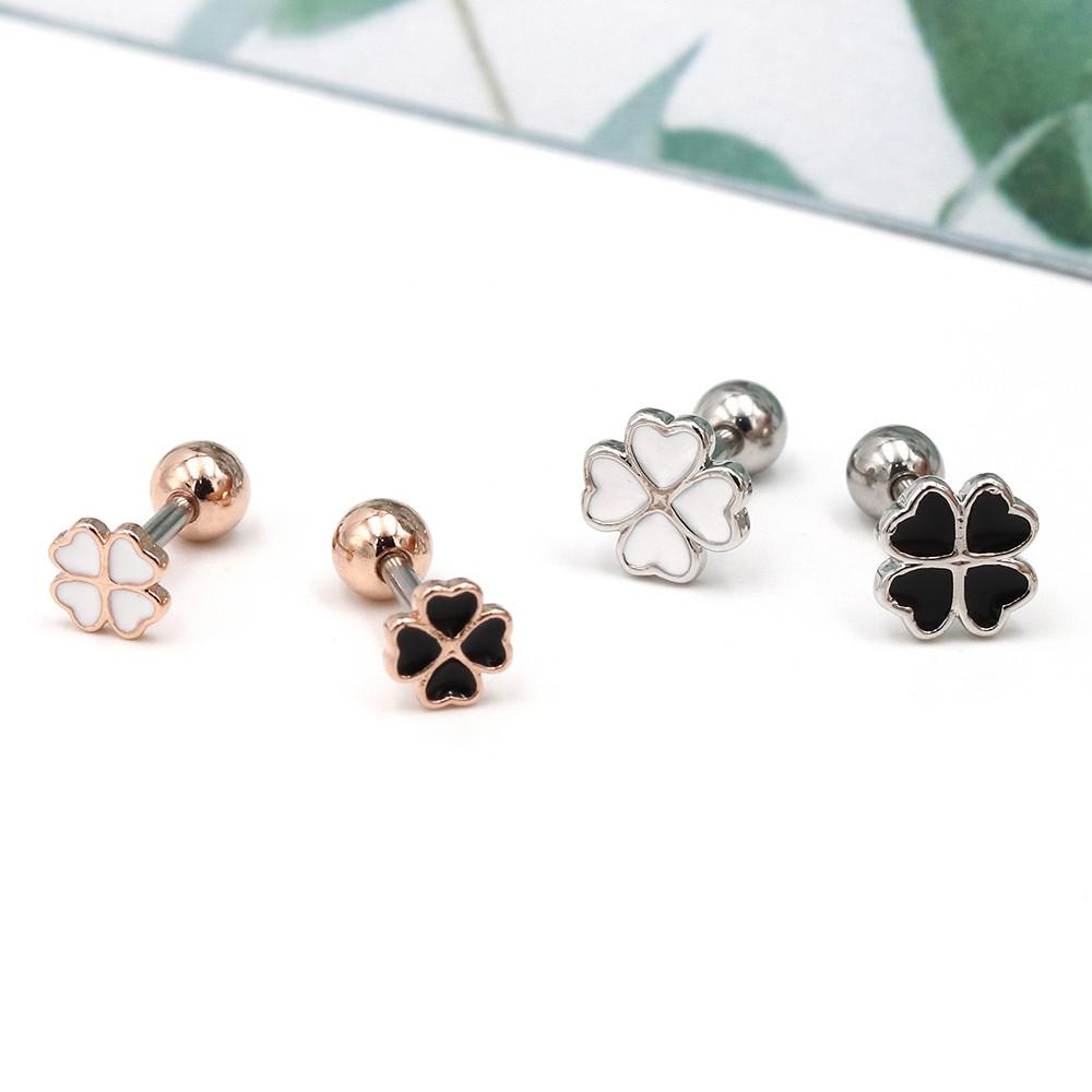 하트 클로버 바벨 피어싱