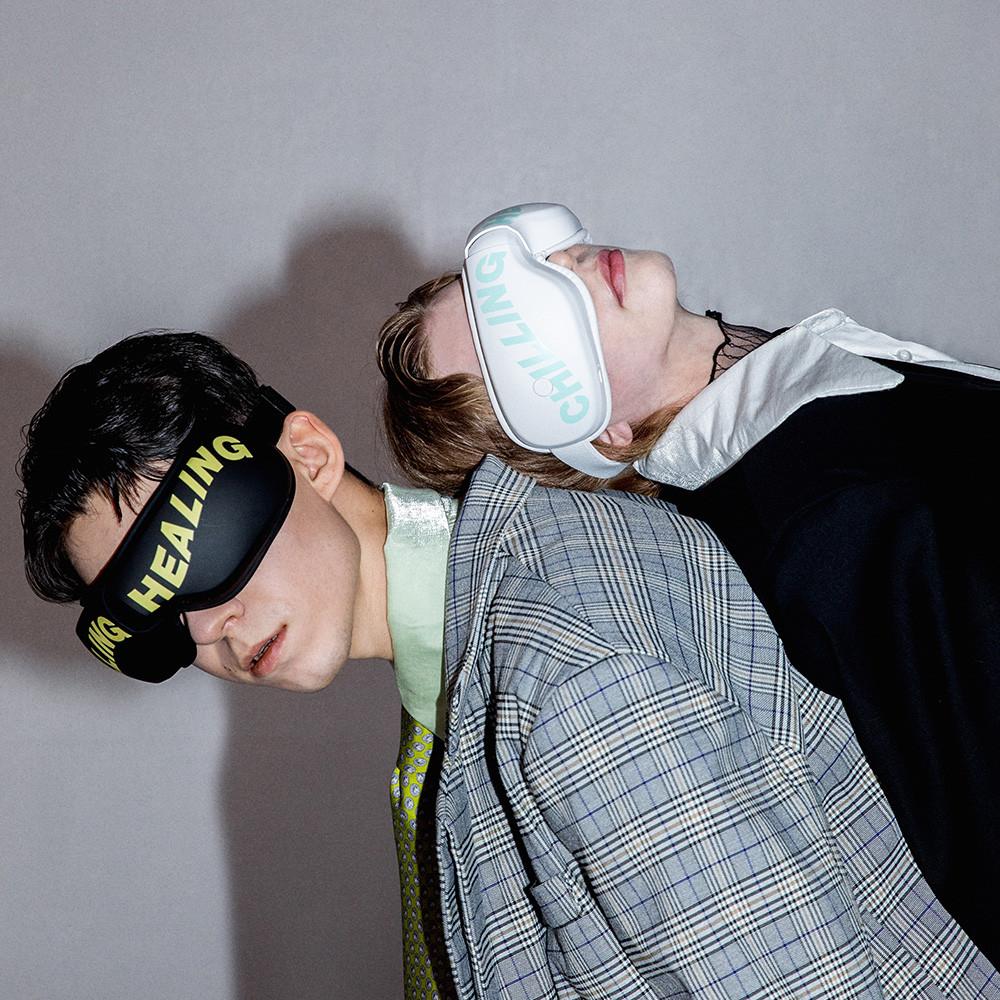 칠링힐링 무선 온열눈마사지기 1개+1개