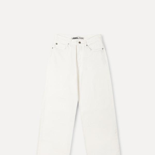 Mariam wide fit jeans white