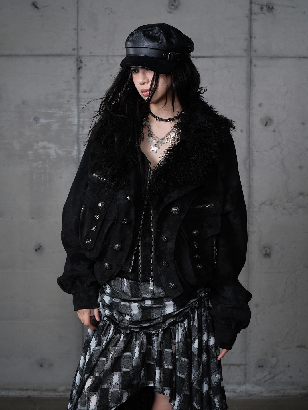 NO ROMANCE Dark Street Loose Jacket